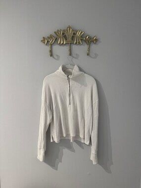 Abercrombie & Fitch Soft AF Cozy Quarter Zip Sweater